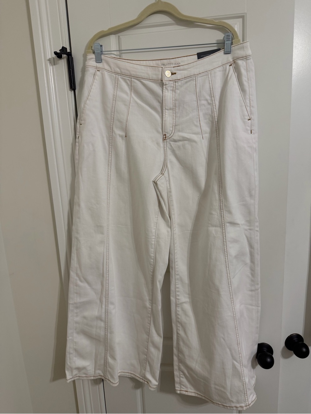 Chico's Ivory Palazzo Pants